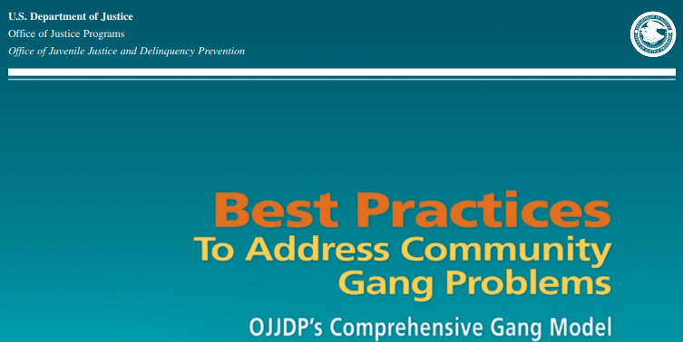 Best Practices to Address Community Gang Problems