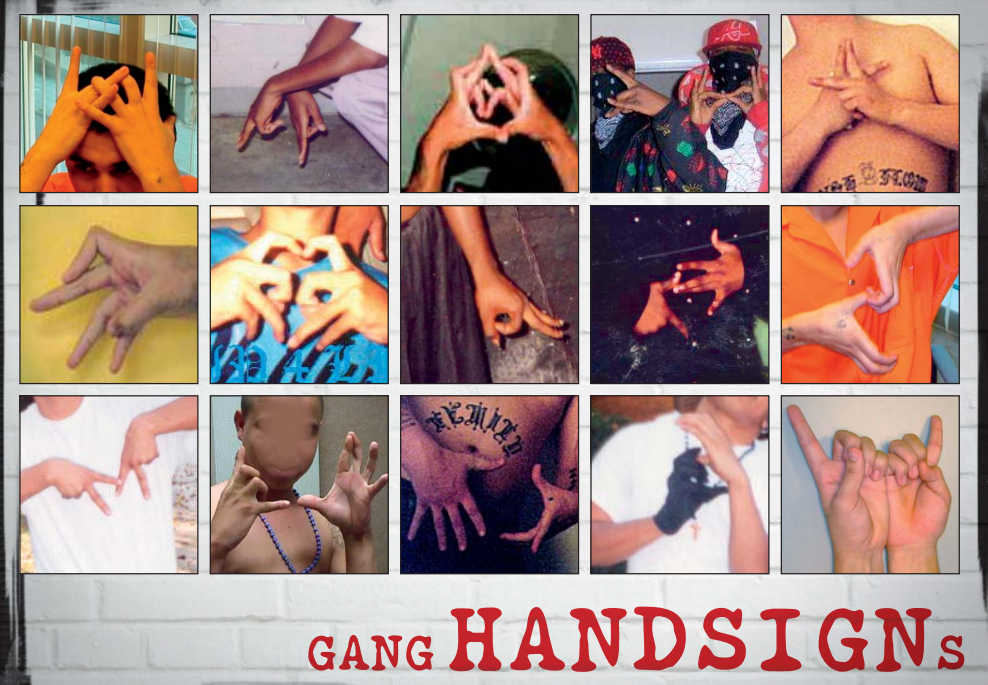 surenos 13 gang hand signs