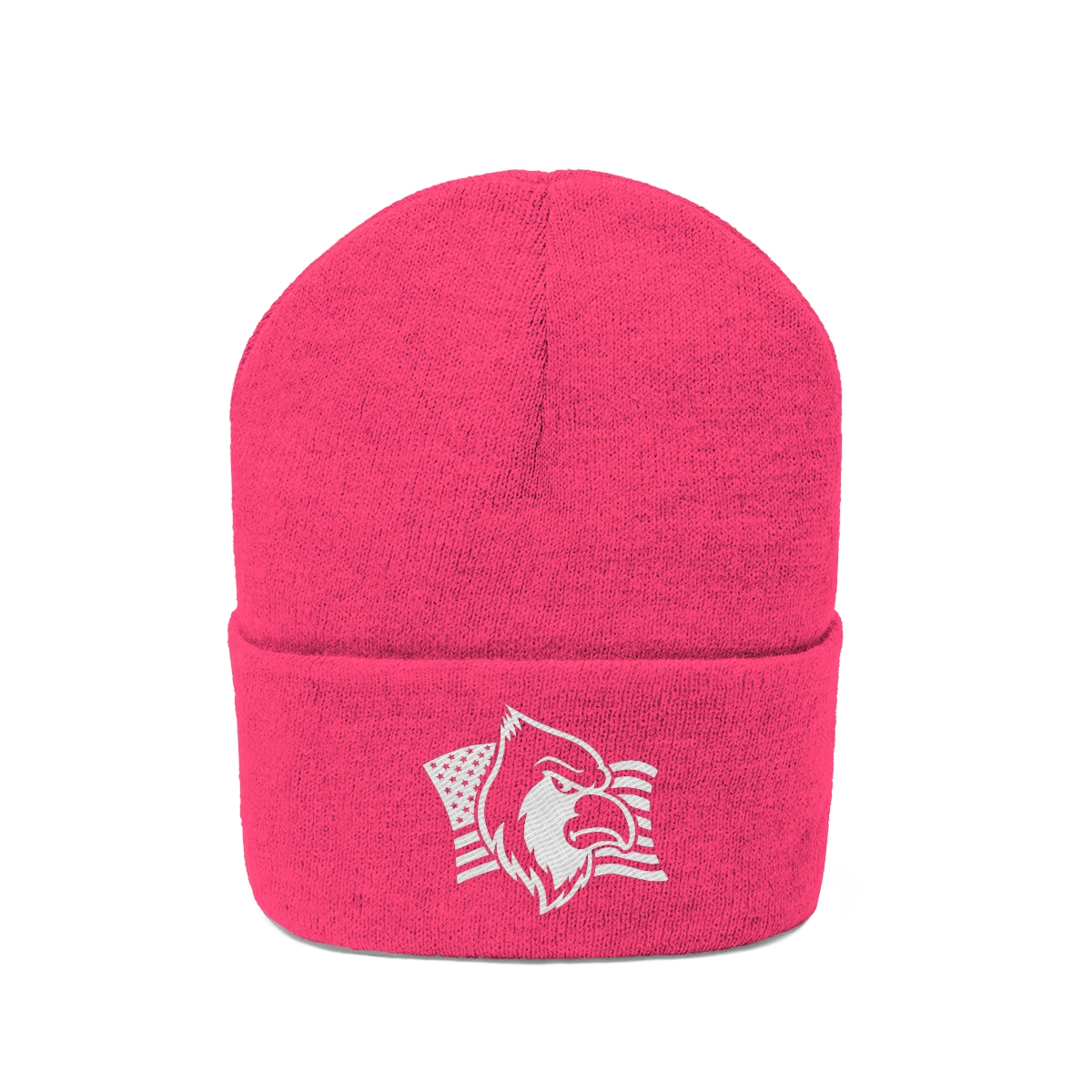 Women's Buffalo Pink Knit Winter Hat