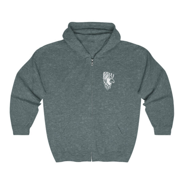 Unisex Heavy Blend™ Full Zip Hooded Sweatshirt  Logo (Front Only)