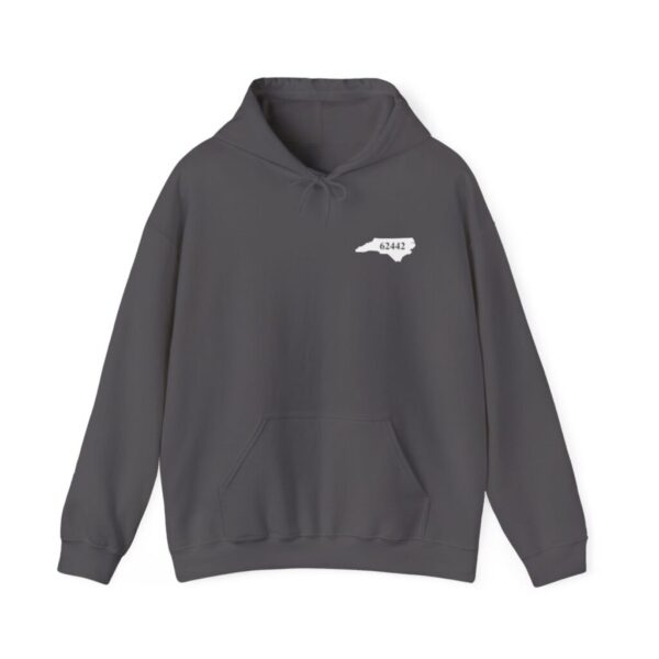 Unisex Heavy Blend™ Hooded Sweatshirt Back Patch Logo (Front/Back)