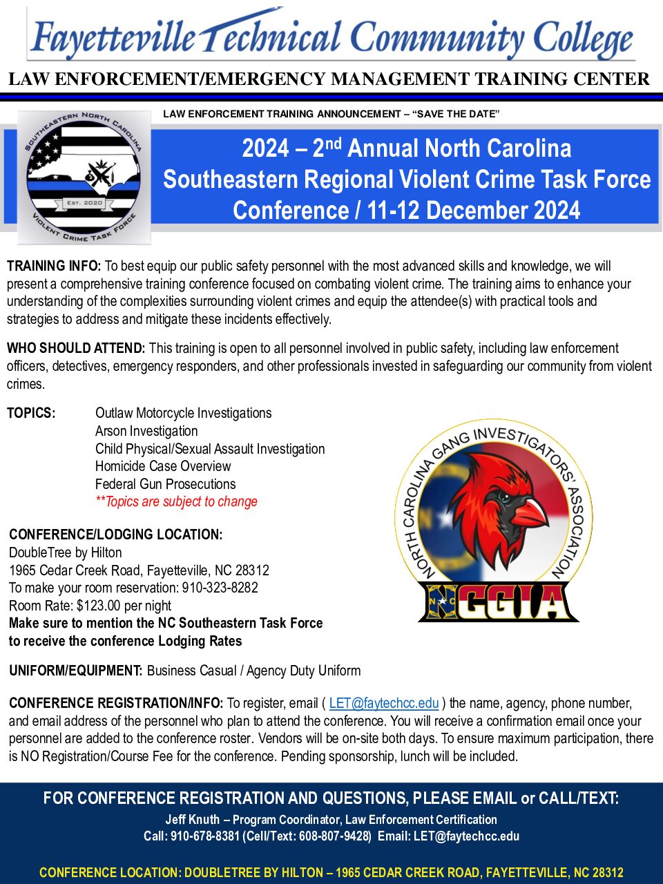 Events for July 2024 NCGIA North Carolina Gang Investigators